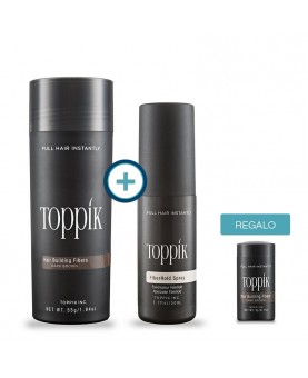 Toppik Gigante y Fiberhold Spray con Toppik Mini de regalo