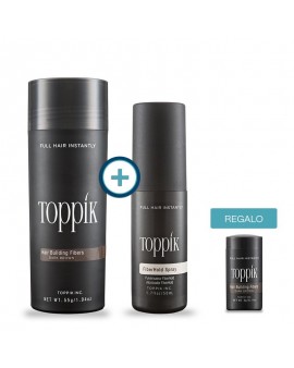 Toppik Gigante y Fiberhold Spray con Toppik Mini de regalo