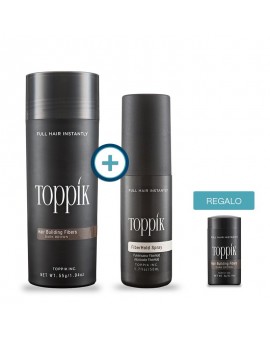 Toppik Giant and Fiberhold Toppik Spray with Mini Gift I Uphairs