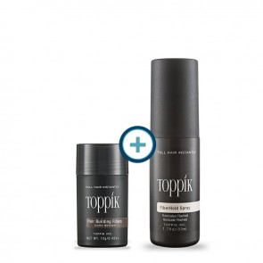 Pack Fibras Toppik 12g + Laca Toppik Fiberhold Spray