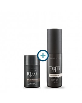 Pack Fibras Toppik 12g + Laca Toppik Fiberhold Spray